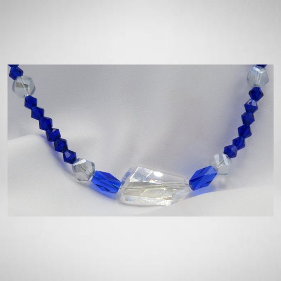 CONTESSA IN BLUE Beaded Jewelry Set - Picture 3 of 6